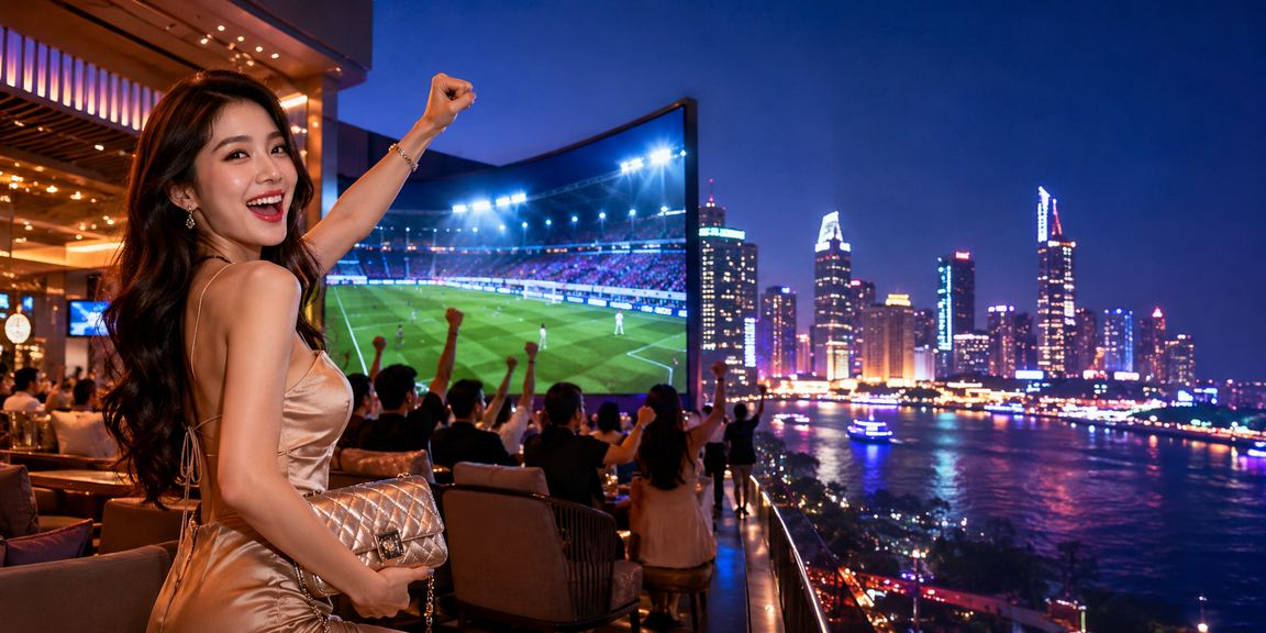 Người phụ nữ tại TP. Hồ Chí Minh chơi casino trực tuyến trên điện thoại vào buổi tối
